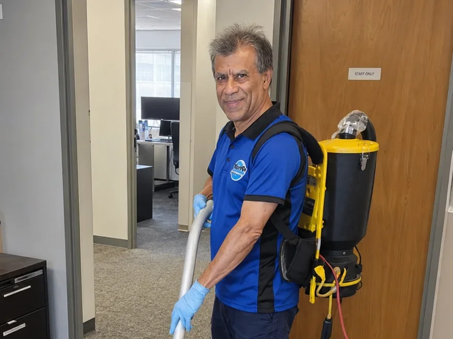 Tokyo LLC worker completing a property service task