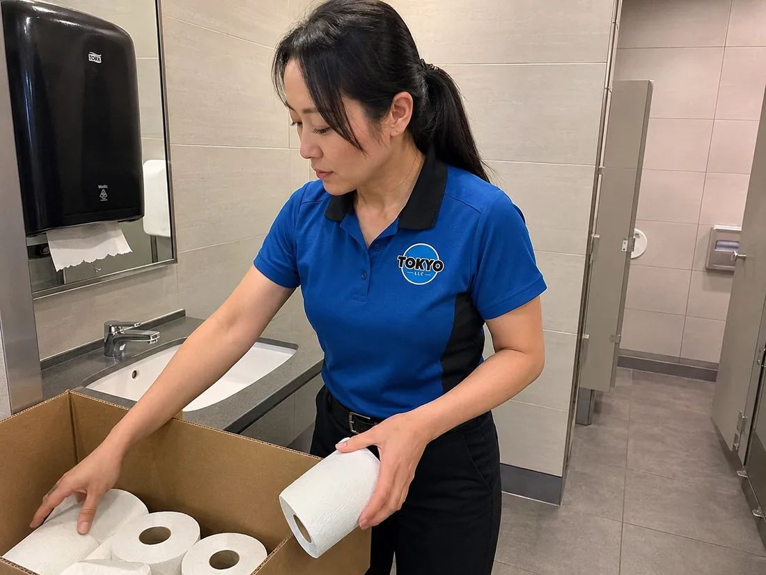 Commercial cleaning and maintenance work